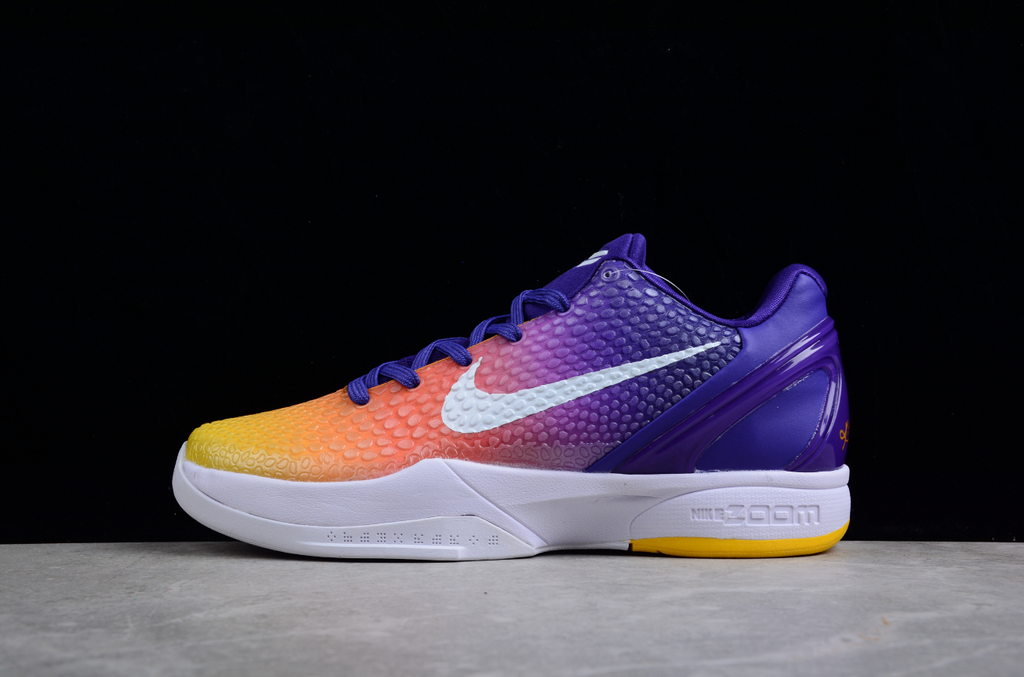 NK Kobe 6 Protro Purple Yellow White