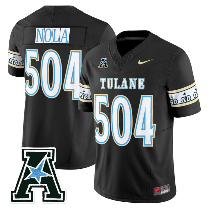 NOLA Jersey #504 Tulane Green Wave 2025 City Edition Limited Stitched