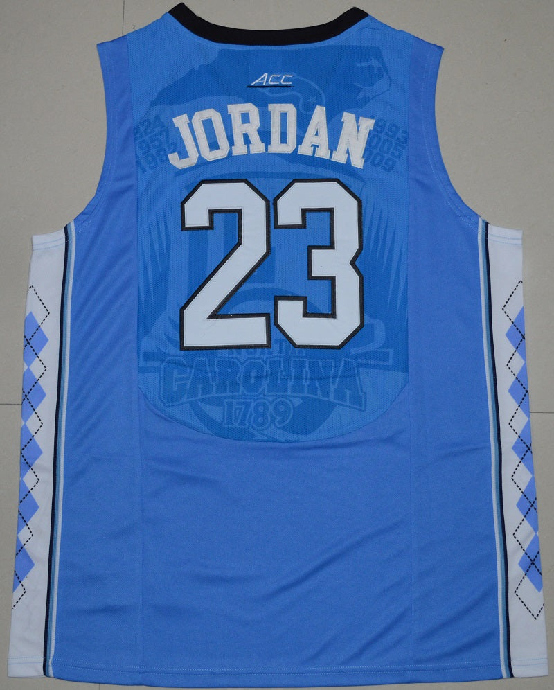 North Carolina Tar Heels #23 Michael Jordan NCAA Basketball Jersey Blue