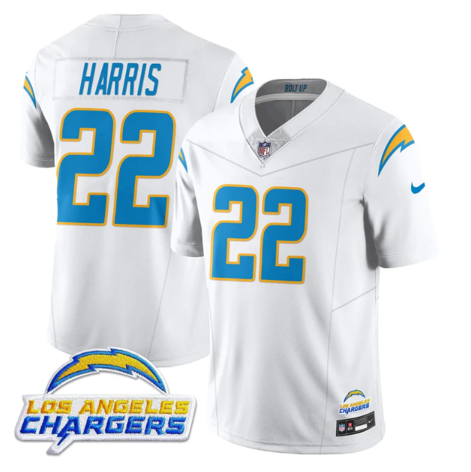 Najee Harris Jersey #22 Alternate 2025 Vapor Limited All Stitched White