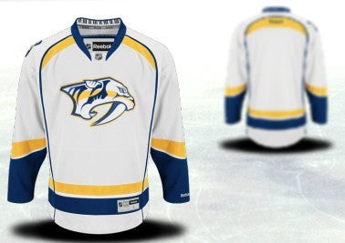 Nashville Predators Customized 2012 White Jersey