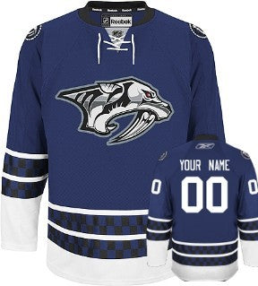 Nashville Predators Customized Blue Third Jersey