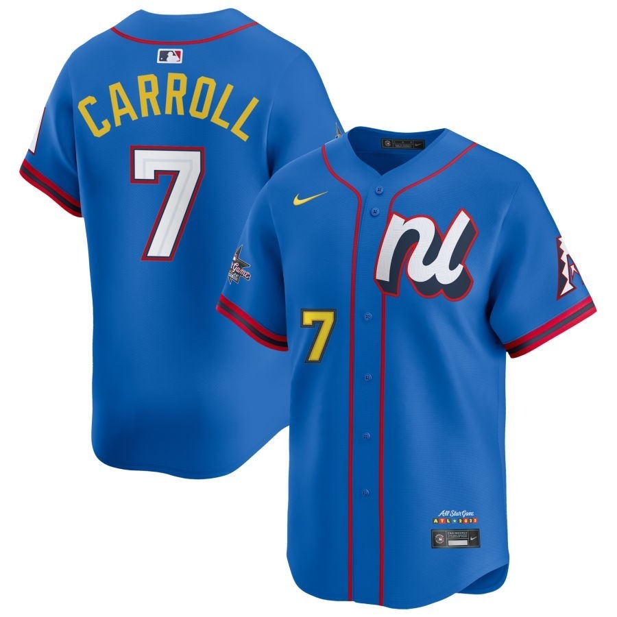 National League Corbin Carroll Blue 2025 All-Star Game Limited Jersey Stitched