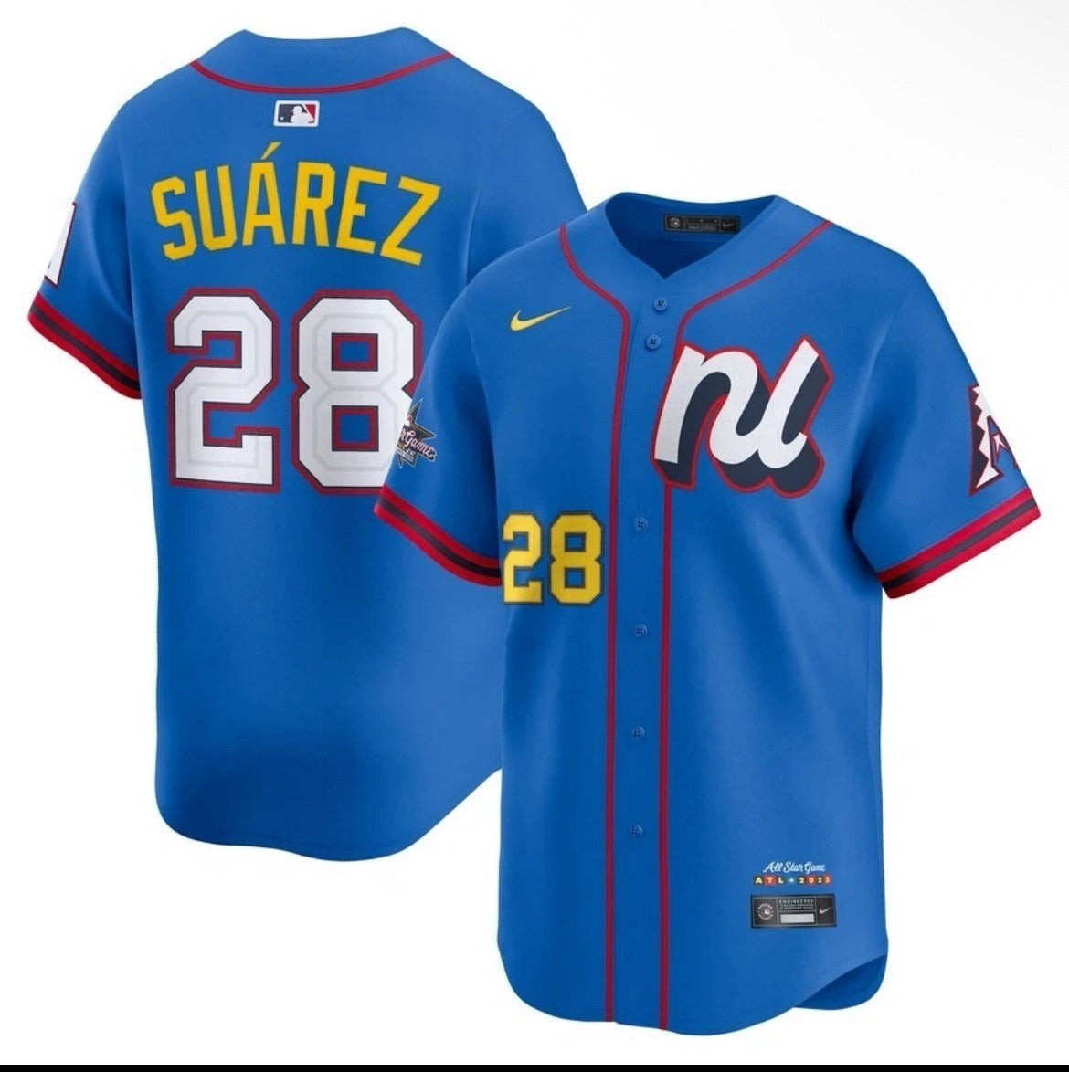 National League Eugenio Suarez Blue 2025 All-Star Game Limited Jersey Stitched