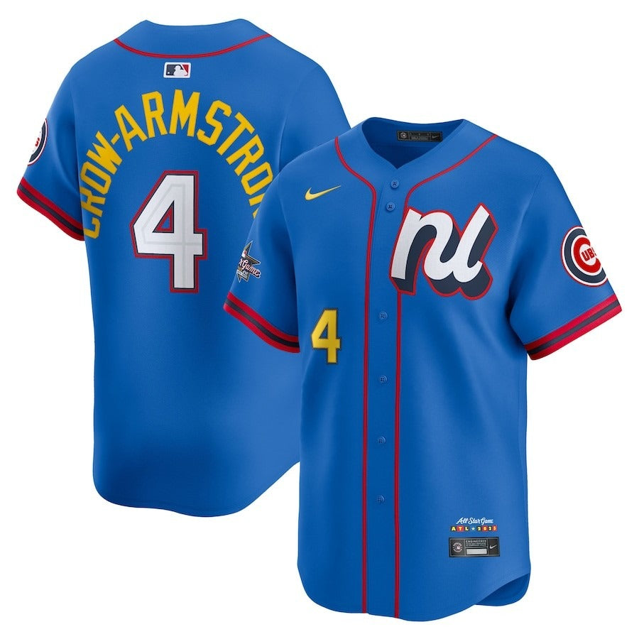 National League Pete Crow-Armstrong Blue 2025 All-Star Limited Jersey Stitched
