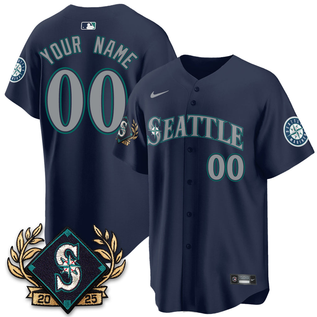Seattle Mariners 2025 Series Champions Jersey - All Stitched