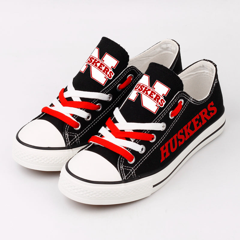 Nebraska Cornhuskers Sport Sneakers Shoes For Men Women Fans