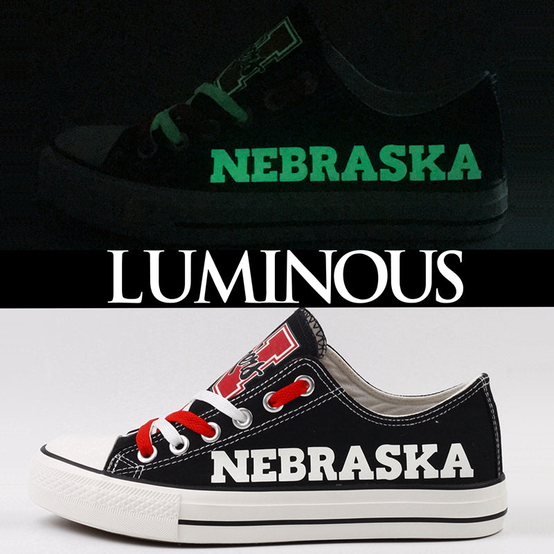 Nebraska Cornhuskers Sport Sneakers Shoes For Men Women Fans
