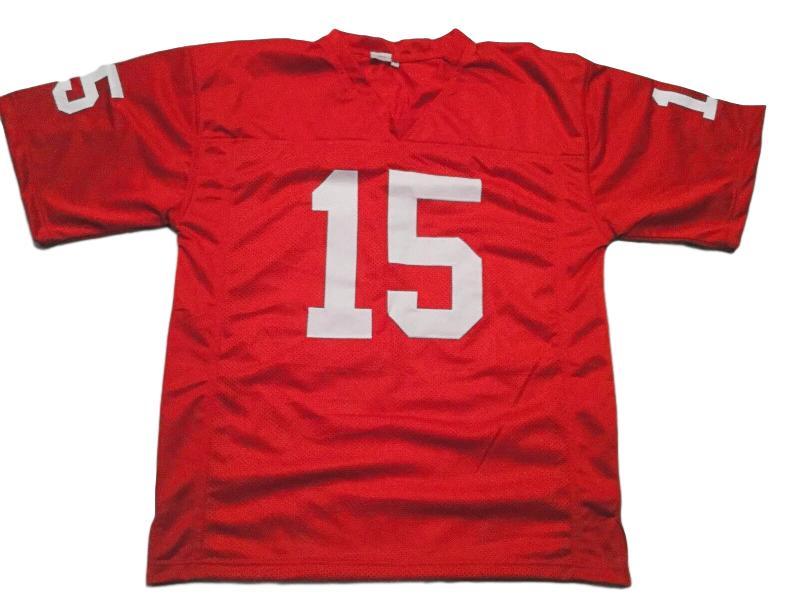 Neil Lomax CUSTOM STITCHED Unsigned Football Jersey Red