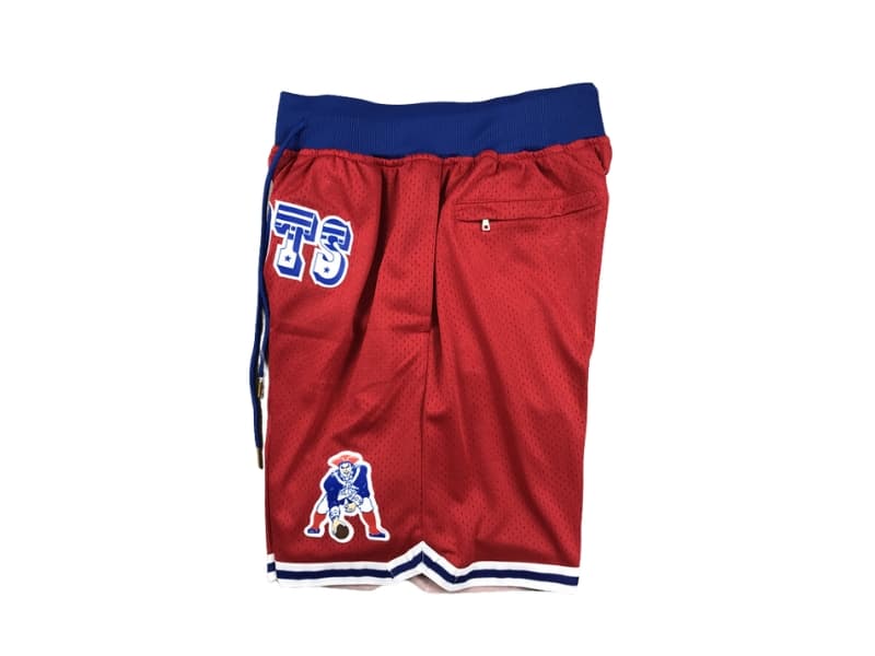 New England Patriots Red Gold Rush Shorts