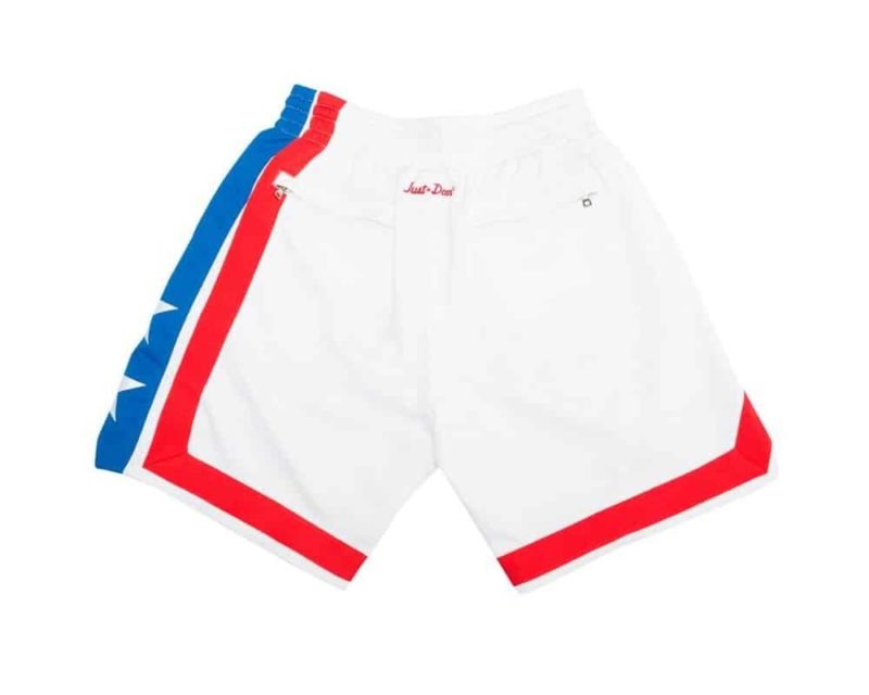 New Jersey Nets Shorts White