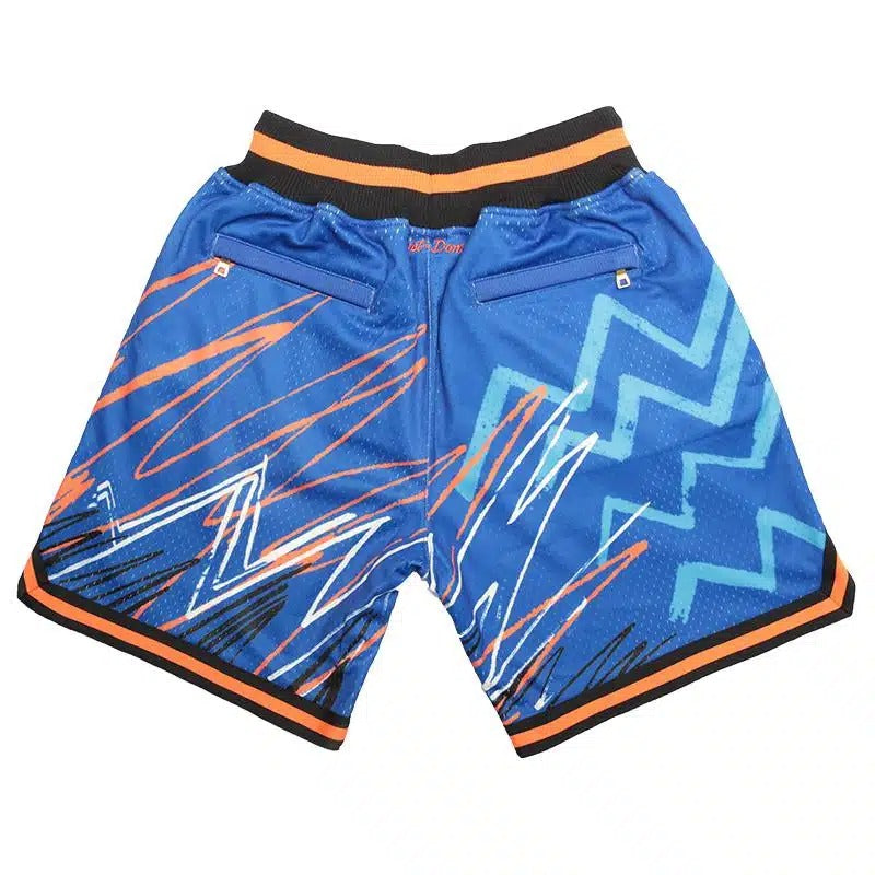 New York Knicks Sublimated Royal Shorts - Basketball Shorts Store