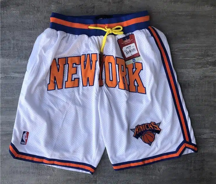 New York Knicks Shorts White