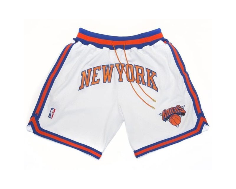 New York Knicks Shorts White