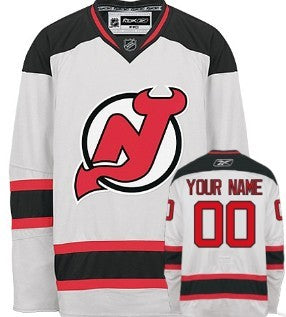 New Jersey Devils Customized White Jersey