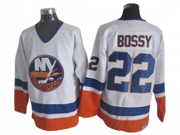 New York Islanders #22 Mike Bossy Vintage CCM Jersey - White
