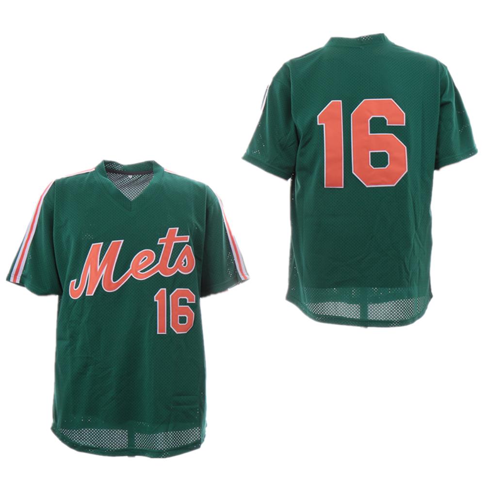 New York Mets Dwight Gooden Green Throwback Mesh Pullover Jersey