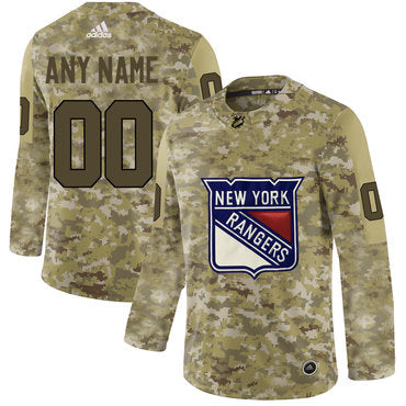 New York Rangers Camo Customized Jersey