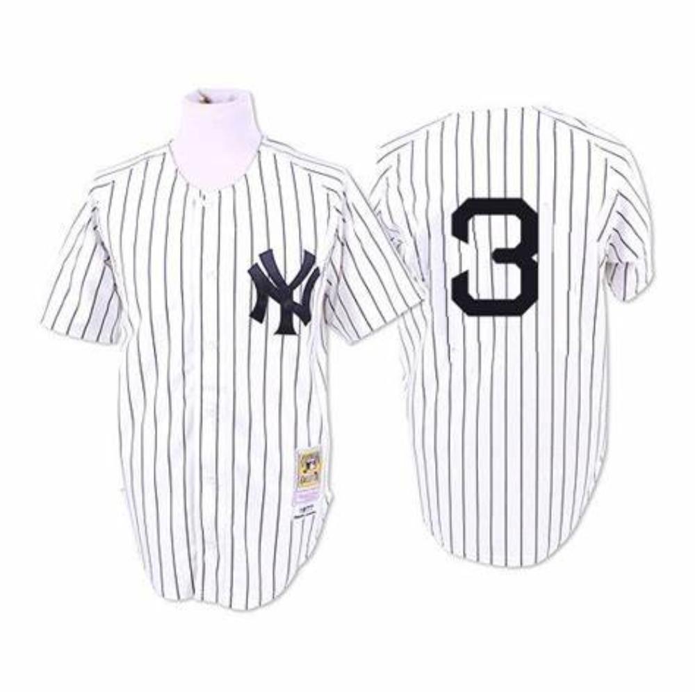 New York Yankees Babe Ruth White 1929 1932 Throwback Jersey