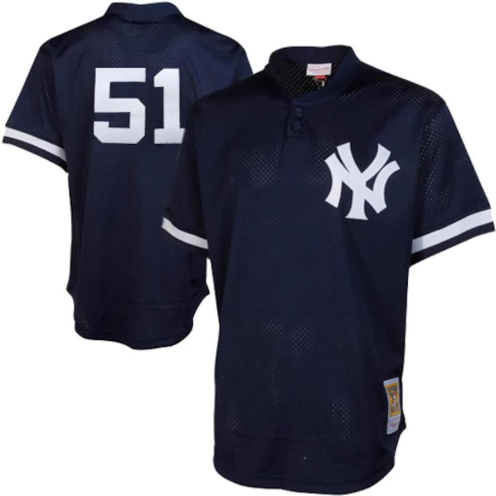 New York Yankees Bernie Williams White 1996 World Series Throwback Jersey