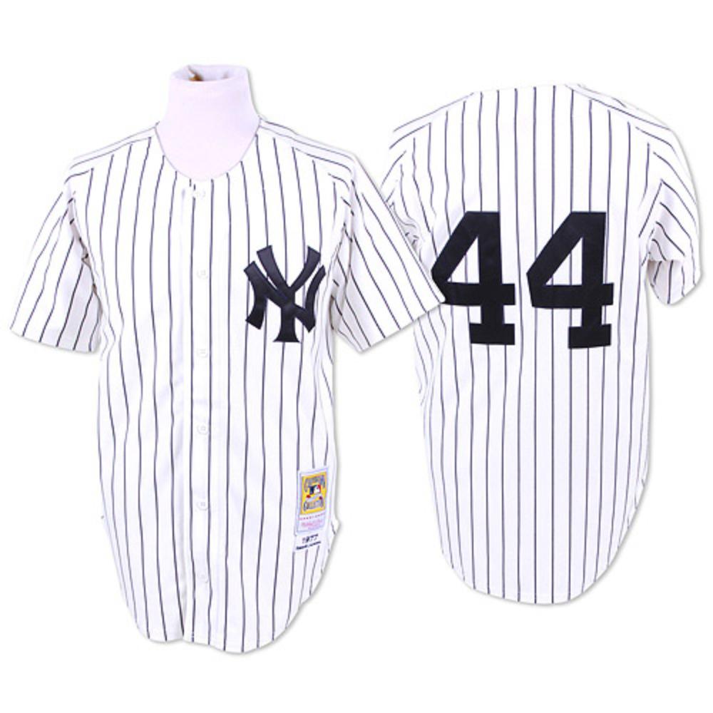 New York Yankees Reggie Jackson White 1977 Throwback Jersey