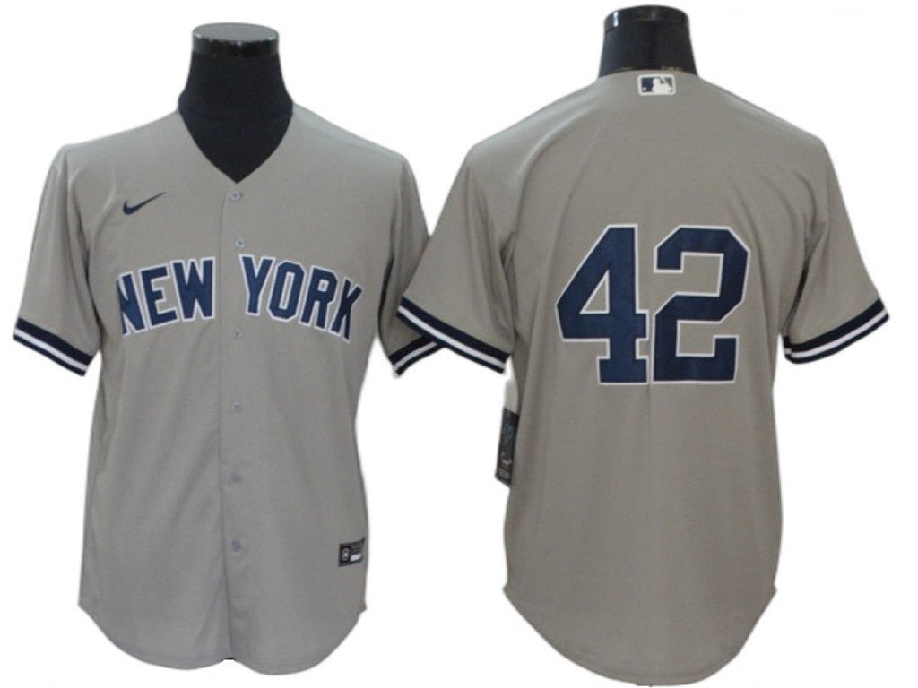 New York Yankees #42 Mariano Rivera Gray Road Limited Jersey