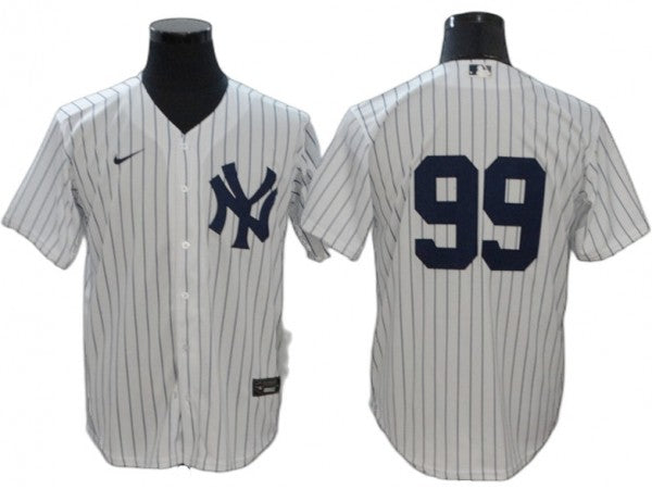 New York Yankees #99 Aaron Judge Home Limited Jersey - White