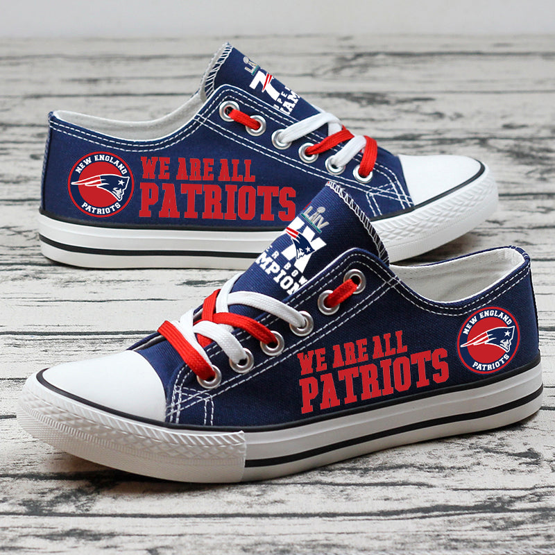 New England Patriots Sport Sneakers Shoes For Men Women Fans