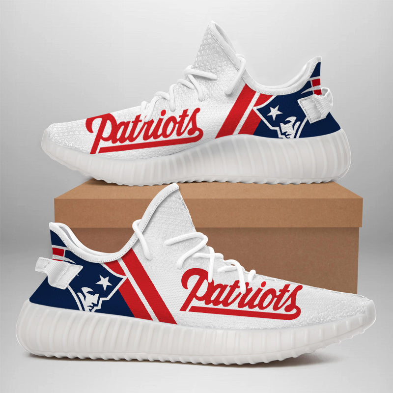 New England Patriots NFL 350v Yeezy Sneakers For Men Women Fans
