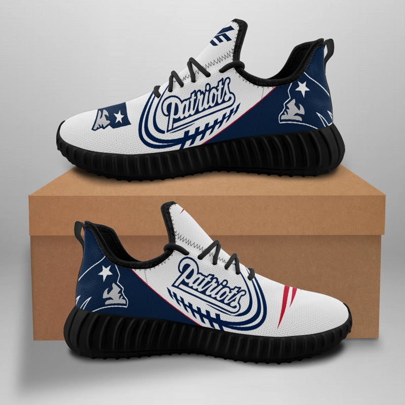New England Patriots Sneaker Shoes NFL For Men Women Fans