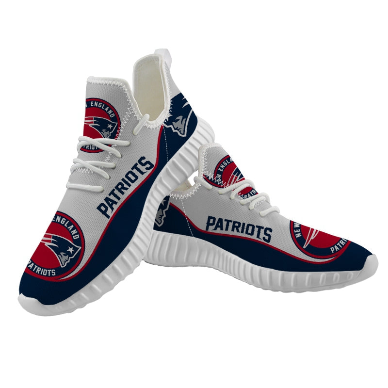 New England Patriots Sneaker Shoes NFL For Men Women Fans