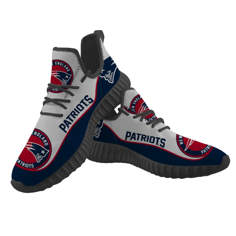 New England Patriots Sneaker Shoes NFL For Men Women Fans