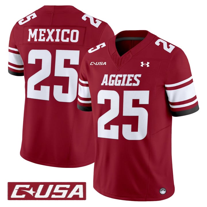 New Mexico Jersey #25 New Mexico State Aggies 2025 Vapor Stitched
