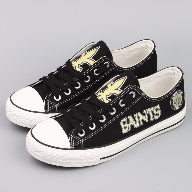 New Orleans Saints Low Top Canvas Sport Sneakers Shoes For Men Women Fans