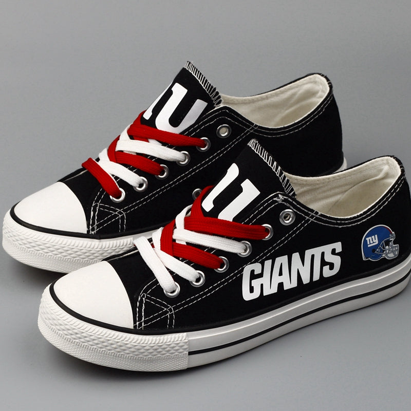 New York Giants Low Top Canvas Sport Sneakers Shoes For Men Women Fans
