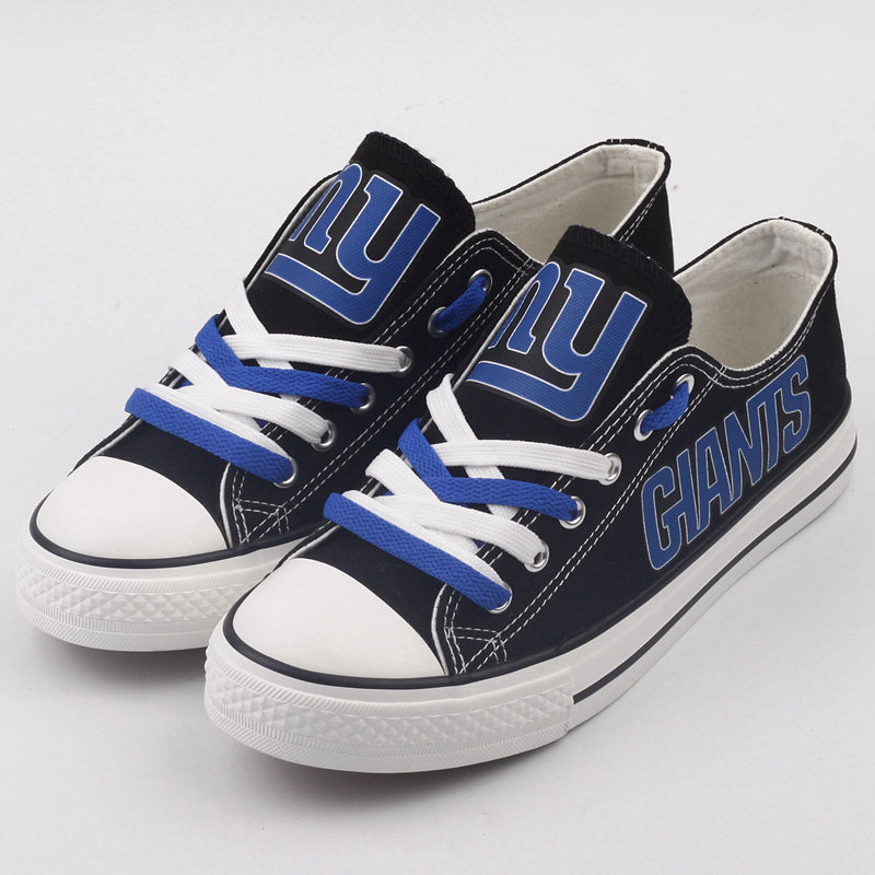 New York Giants Low Top Canvas Sport Sneakers Shoes For Men Women Fans