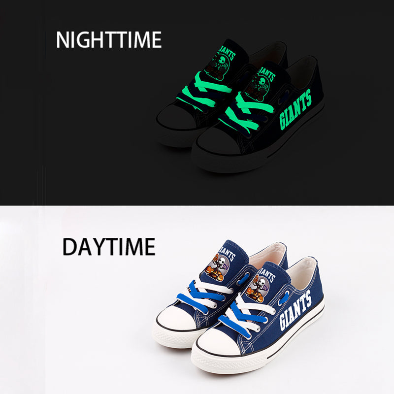 New York Giants Low Top Canvas Sport Sneakers Shoes For Men Women Fans