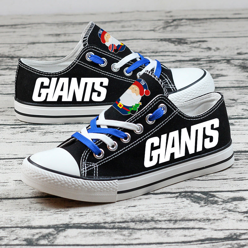 New York Giants Low Top Canvas Sport Sneakers Shoes For Men Women Fans