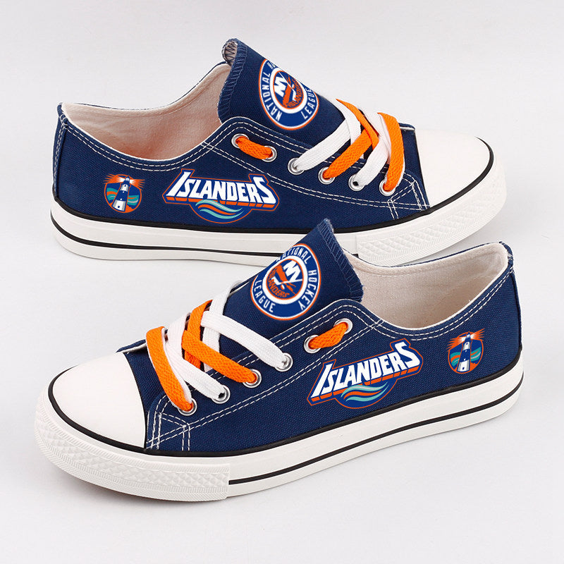 New Jersey Devils Low Top Canvas Sport Sneakers Shoes For Men Women Fans