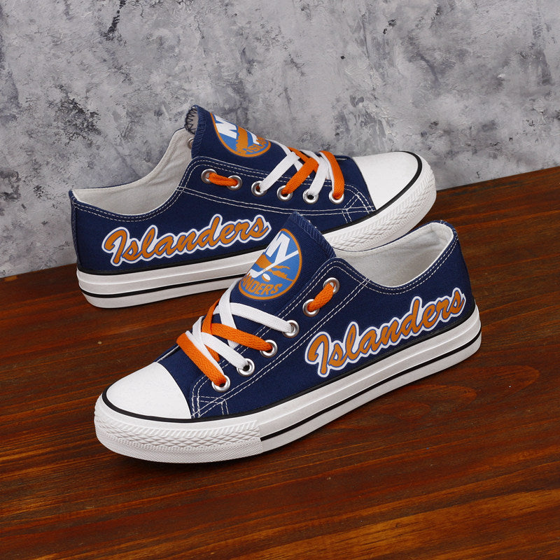New Jersey Devils Low Top Canvas Sport Sneakers Shoes For Men Women Fans