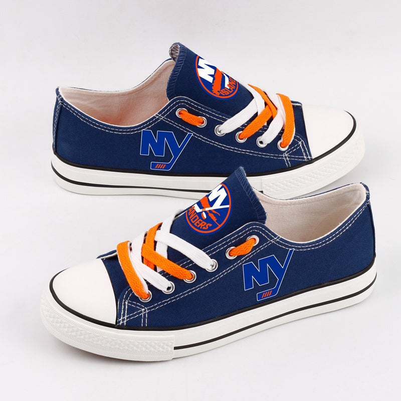 New Jersey Devils Low Top Canvas Sport Sneakers Shoes For Men Women Fans