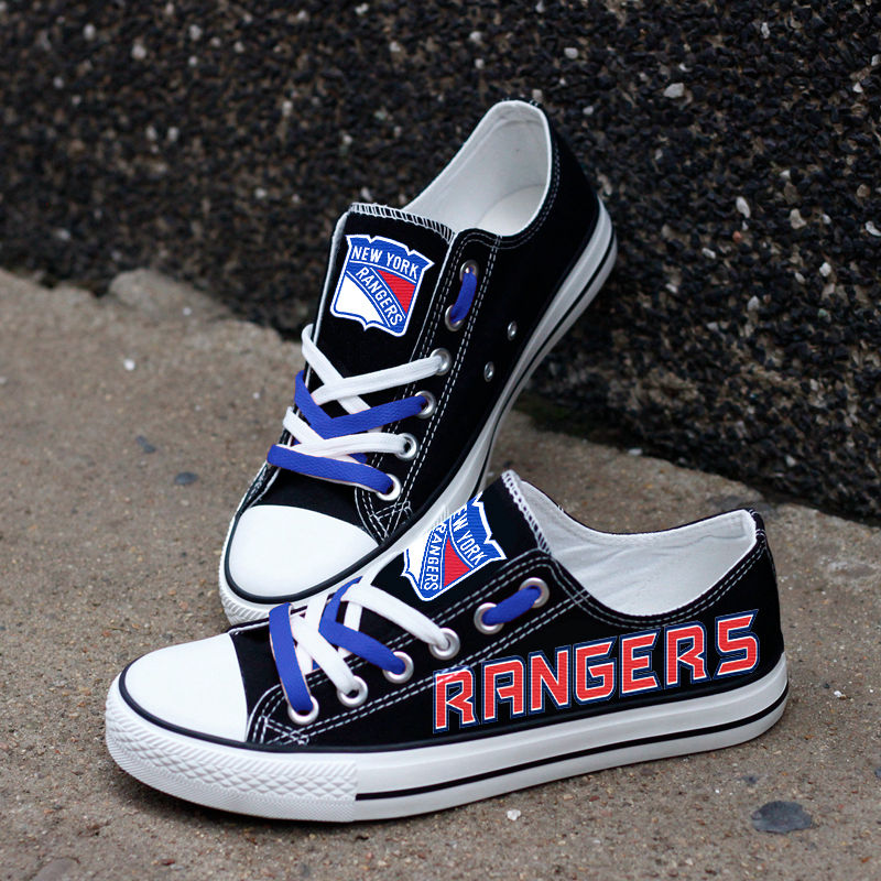 New York Rangers Low Top Canvas Sport Sneakers Shoes For Men Women Fans