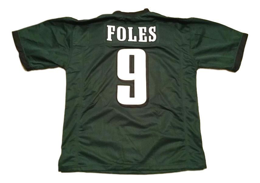 Nick Foles CUSTOM STITCHED Unsigned Football Jersey Green
