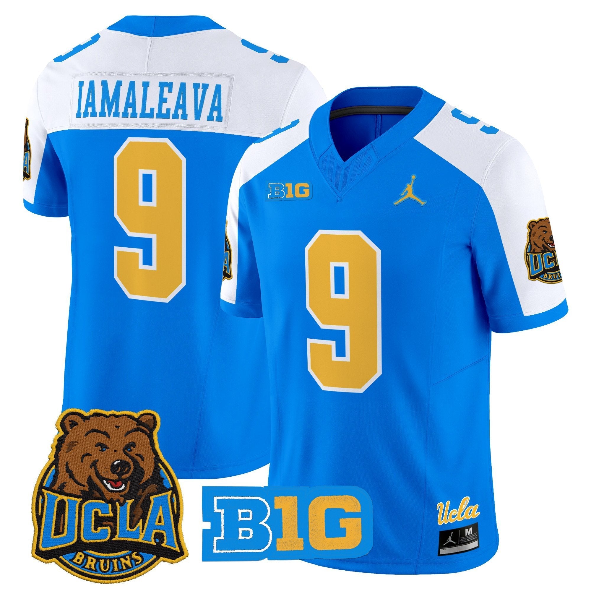 Nico Iamaleava Jersey #9 UCLA Bruins Jersey 2025 Vapor Stitched Blue Alternate