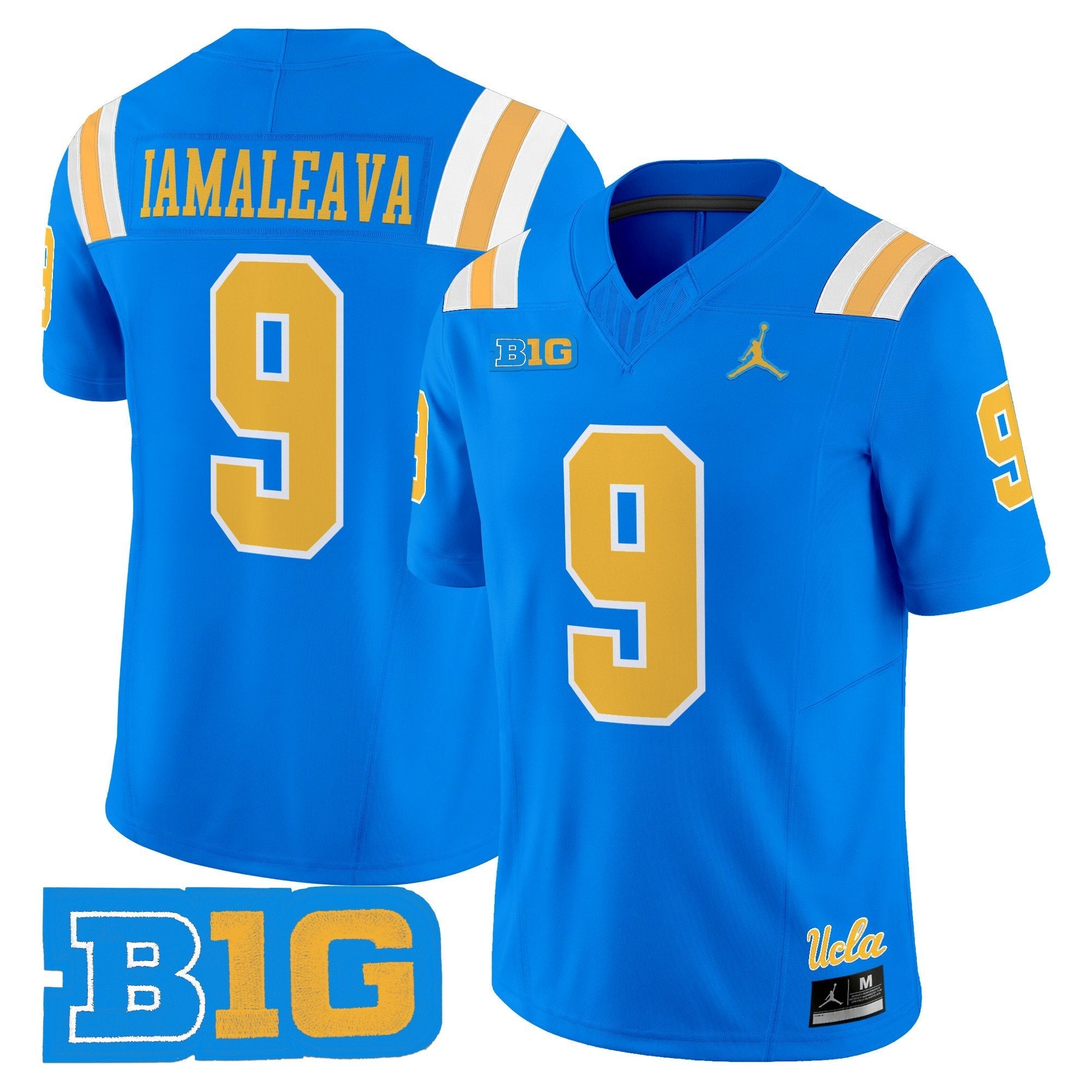 Nico Iamaleava Jersey #9 UCLA Bruins Jersey 2025 Vapor Stitched Blue