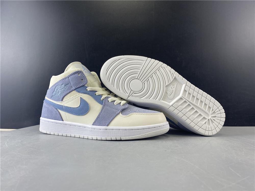 Air Jordan 1 Mid Mixed Textures Blue