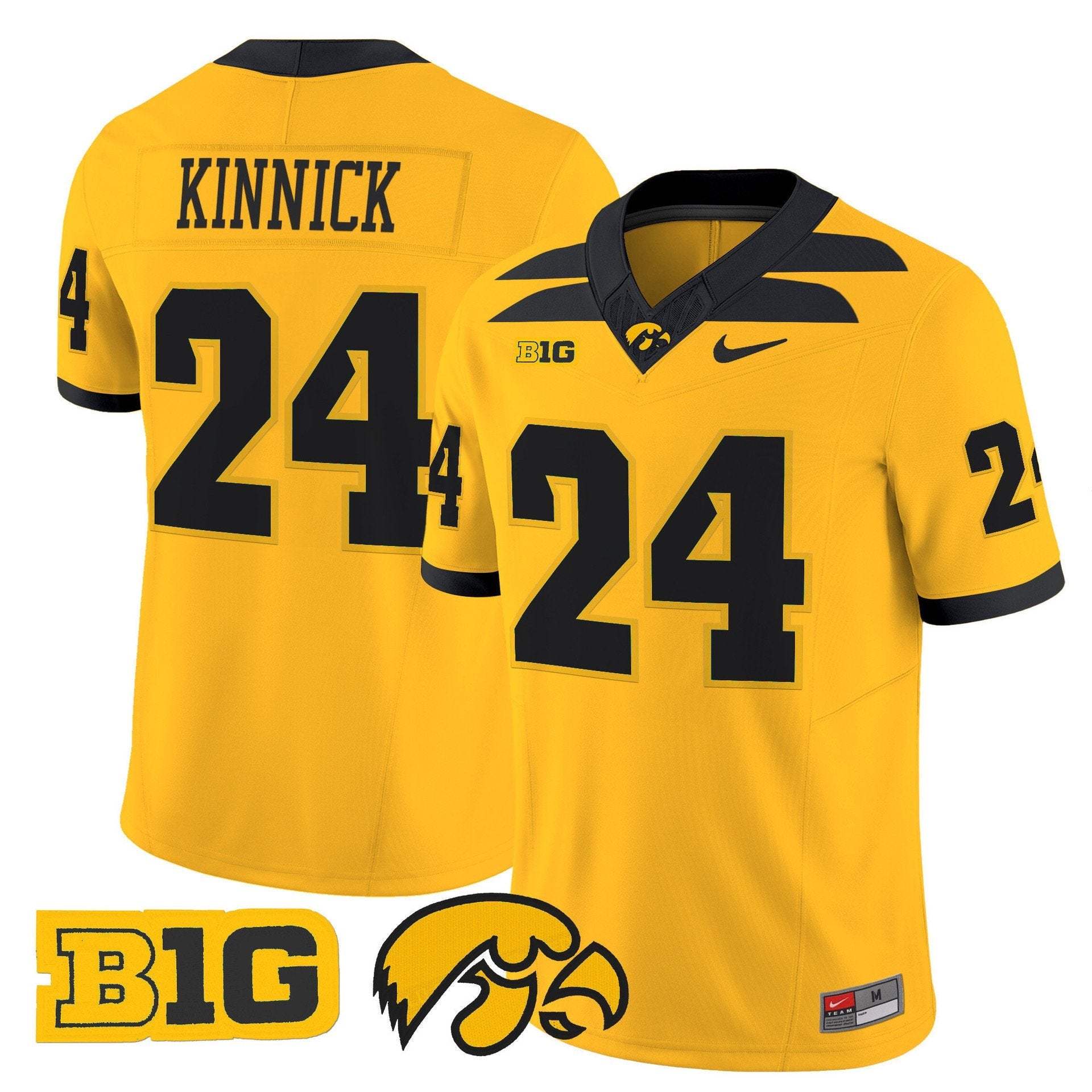 Nile Kinnick Jersey #24 Iowa Hawkeyes 2025 Limited Stitched Gold