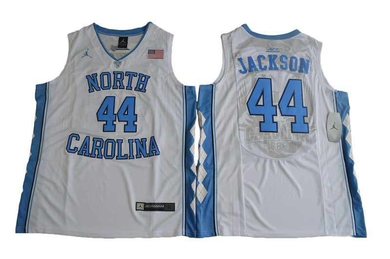 North Carolina Tar Heels #44 Justin Jackson NCAA Basketball Jersey White