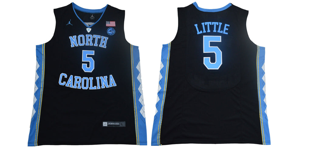 North Carolina Tar Heels #5 Little NCAA Basketball Jersey Black