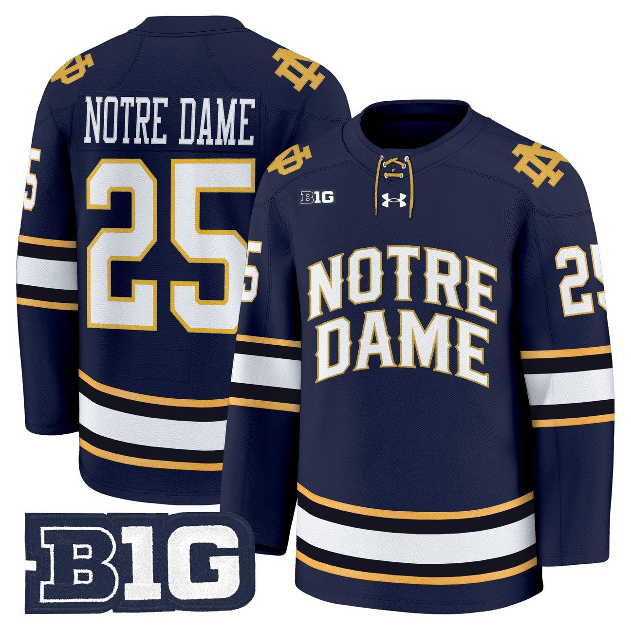Notre Dame Jersey #25 Notre Dame Fighting Irish 2025-26 Premium Stitched